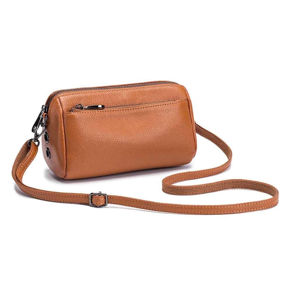 Women\'s Shoulder Bag Genuine Leather Purse Luxury Cowhide Crossbody Bags Female Fashion Handbag Hobos Bag Messenger Bag