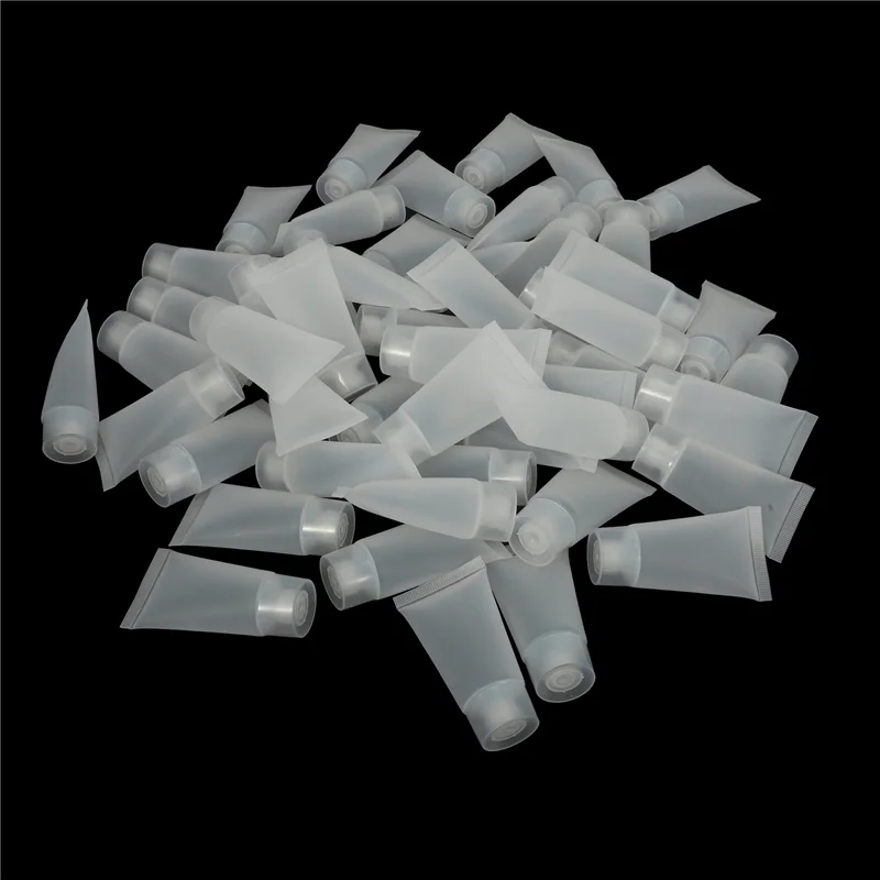 GYTB-400Pcs 15 مللي أنبوب إعادة الملء زجاجة محلول فارغة أنبوب لين مع غطاء السفر ضغط يشكلون الحاويات زجاجات إعادة الملء