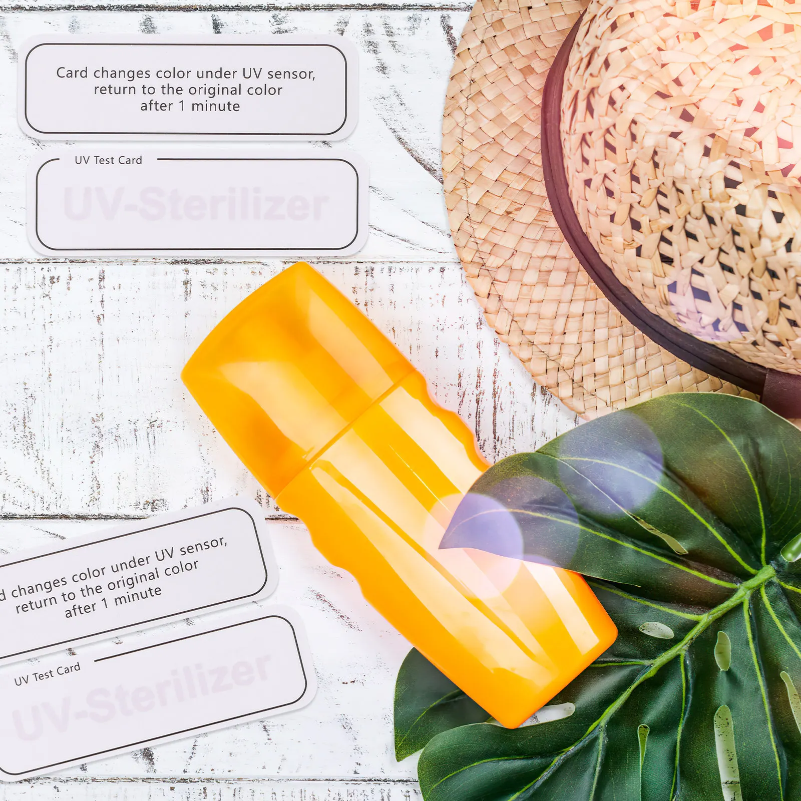 

20Pcs Uv Indicator Cards Quick Sunscreen Detection Easy Carry Sunbathing Travel Tester Uv Test Cards Test Papers