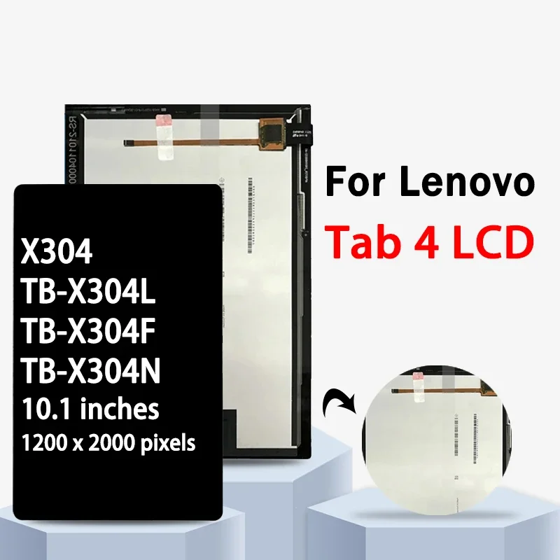 

10,1 "AAA + для Lenovo Tab 4 TB-X304L TB-X304F TB-X304N/X X304 матричный модуль ЖК-дисплея + дигитайзер сенсорной панели в сборе