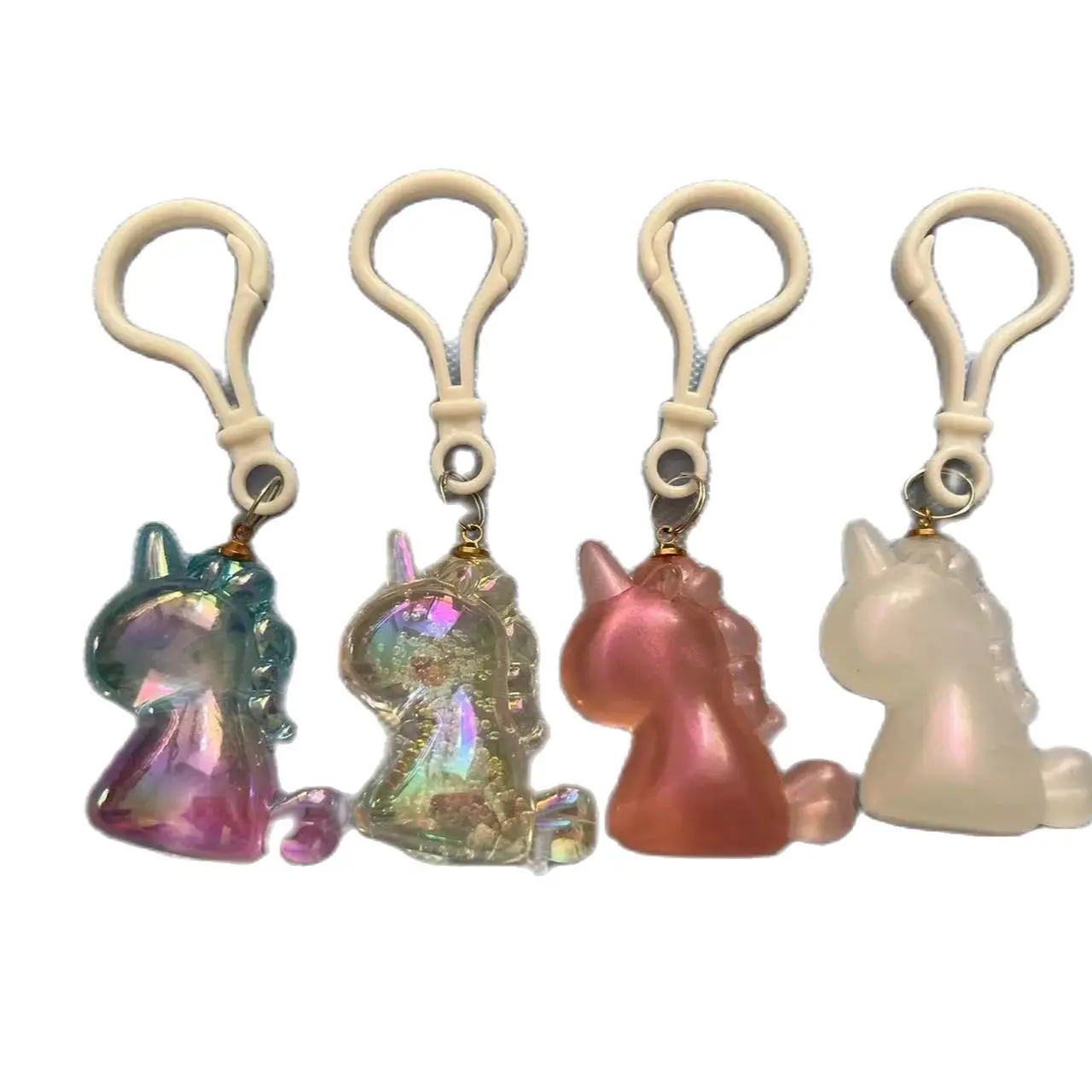 20pcs Cute Unicorn Keychains llavero Pendants for backpack Bags key chain Wholesale