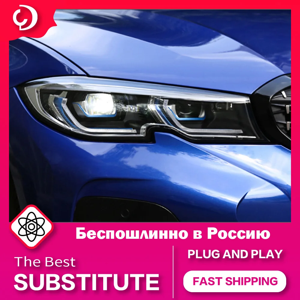 AKD Car Styling Headlights for G20 2019-2021 G28 G80 3 Series M3 Laser LED Headlight DRL Head Lamp Led Projector Automotive