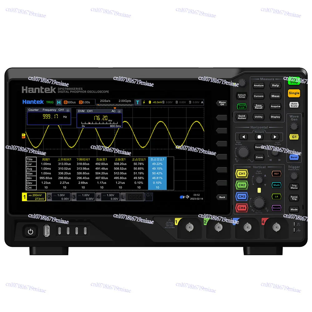 

Digital storage oscilloscope DSO2C10 + dual channel 100M bandwidth 2D50 with signal source