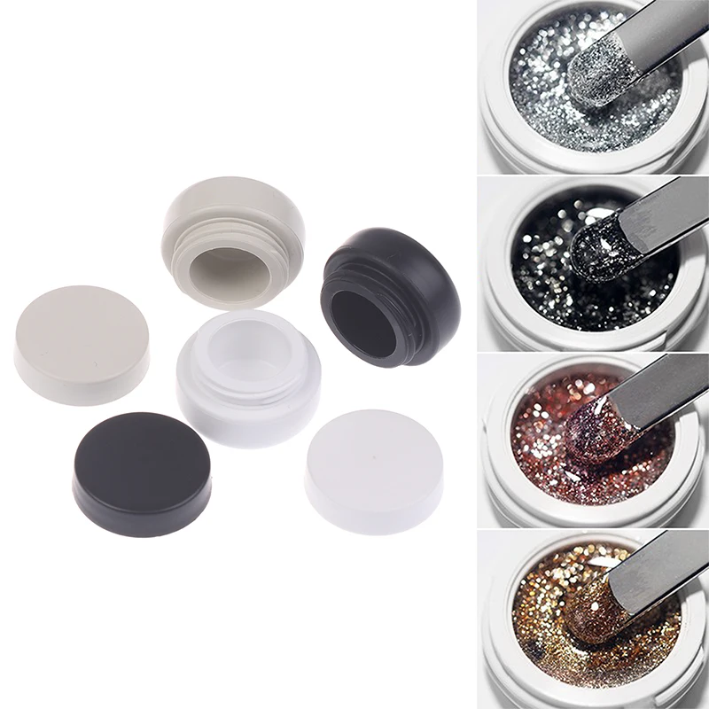 

● 2-2,5 мл, избегающая света, гелевая банка для ногтей, держатель для лака для ногтей, упаковочная коробка, органайзер для маникюра, УФ-клея, портативный пластик