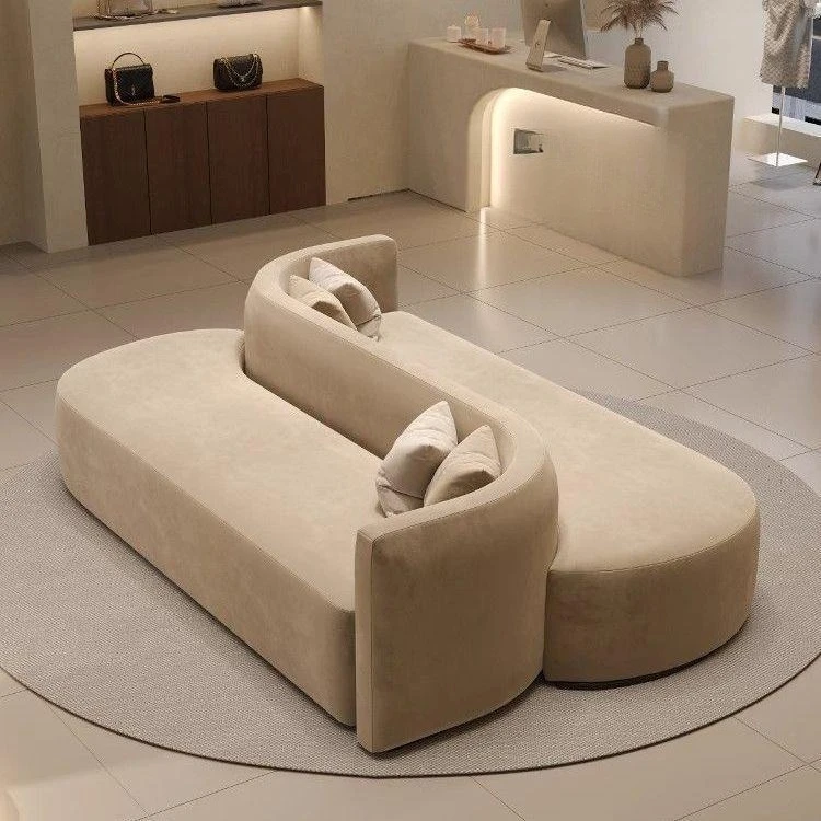 Special-shaped sofa chair Hotel lobby meeting guests Sales office Hotel negotiation sofa