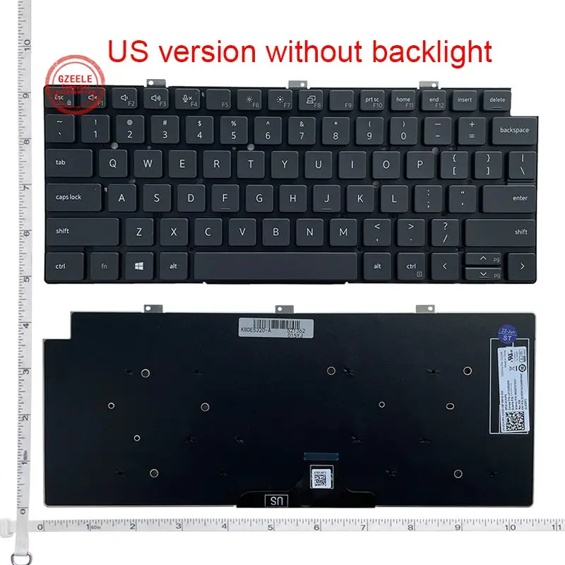 

US Backlit Laptop keyboard for Dell LATITUDE 13-7320 E7320 5320 P133G English Keyboard