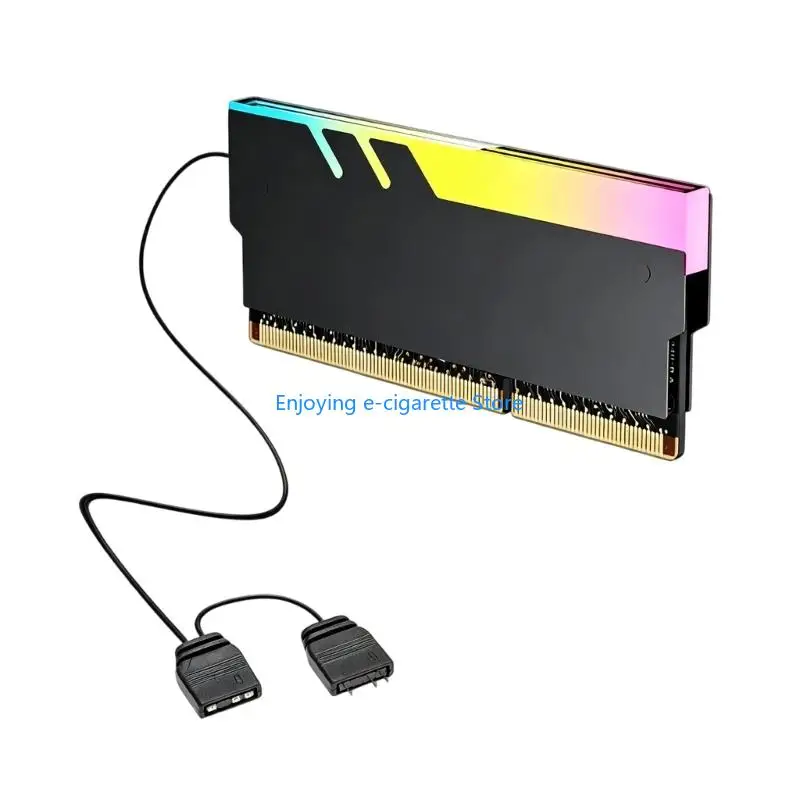 Adressierbarer Beleuchtungs-Metallspreizer für DDR5 DDR4 DDR3 DDR2-Speichermodul Gaming Y4QF – Detail 9