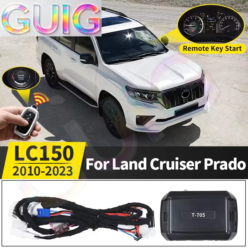 Remote Key Starter,For Toyota Land Cruiser Prado 150 2010-2022 2023 Interior Upgraded Modification accessories,body kit LC150