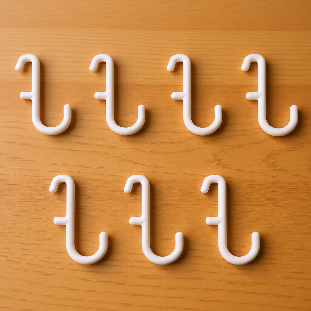 

7 Pcs Slot Board Hook Hole Pegboard Hooks Shelving Storage Shelves Heavy Duty for Bins Tool Holders Rack