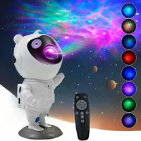 New Bluetooth Astronaut Galaxy Starry Sky Projector Light Blue Nebula Aurora Light Small Astronaut Figurine LED Light Miniverse