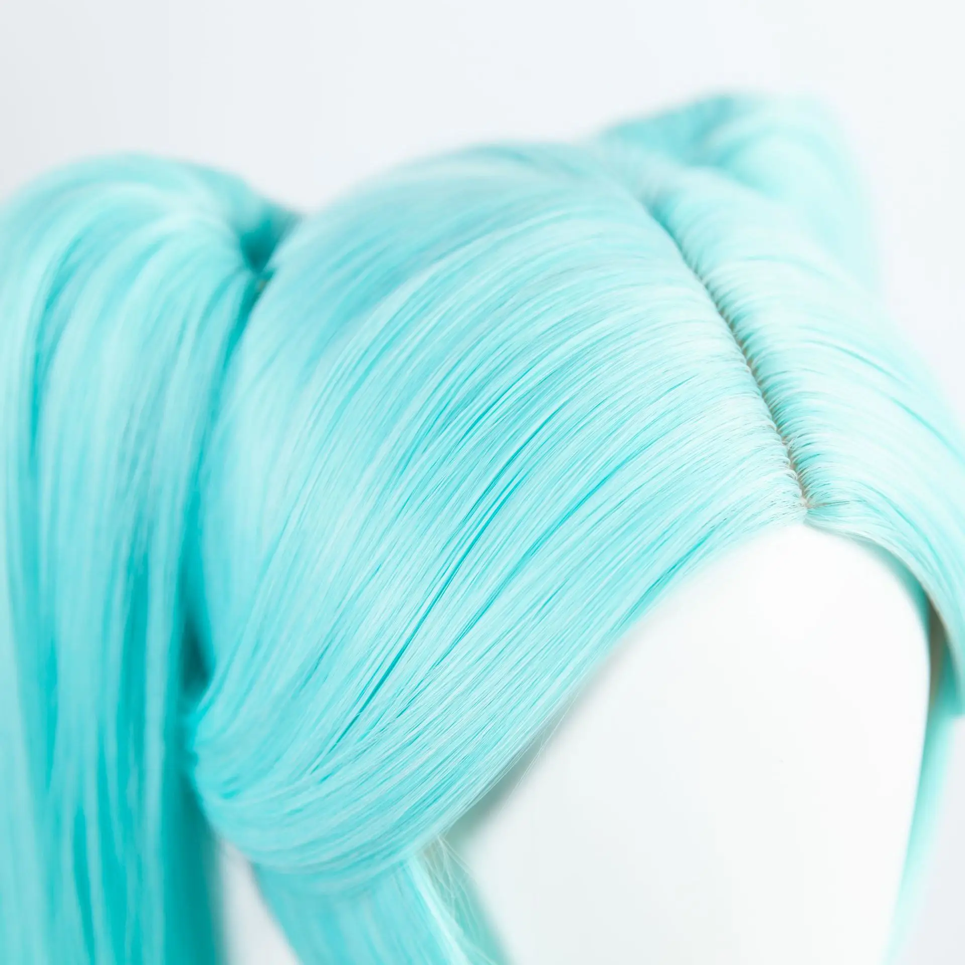 Cyberpunk: Parrucca cosplay Edgerunner Rebecca, parrucca cosplay a mano da corsa con doppia coda di cavallo