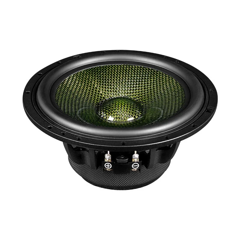 For Car 6.5-inch Car Modified Two- and Three-way Audio, Aluminum Frame Pure Carbon Fiber Bass Speaker