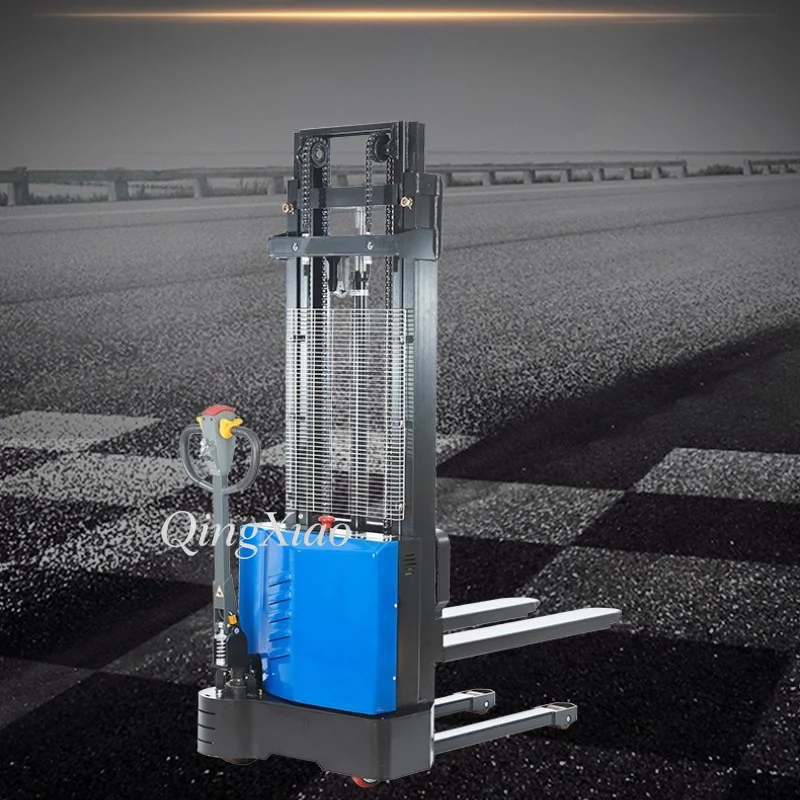 1.2Ton Hydraulic Pallet Stacker Forklift Lifting Stack Machine Used Factory Warehouse Pallet Cargo Transport And Stacking Work