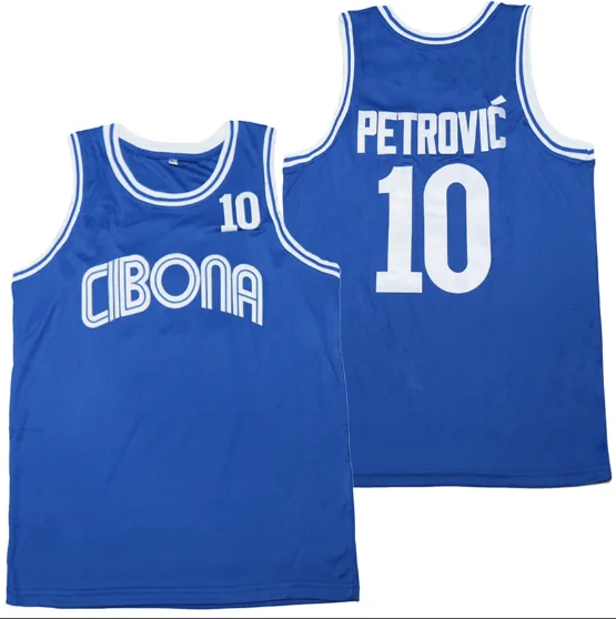 2025 Drazen Petrovic #10 Jersey  Men Women and kid's Basketball Embroidered Customized With High Quality