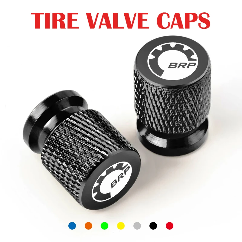 2PCS NEW For Can-am BRP Tire Decorative Motorcycle Accessories Tire Valve Caps Wheel Tyre Cover CNC Aluminum Alloy