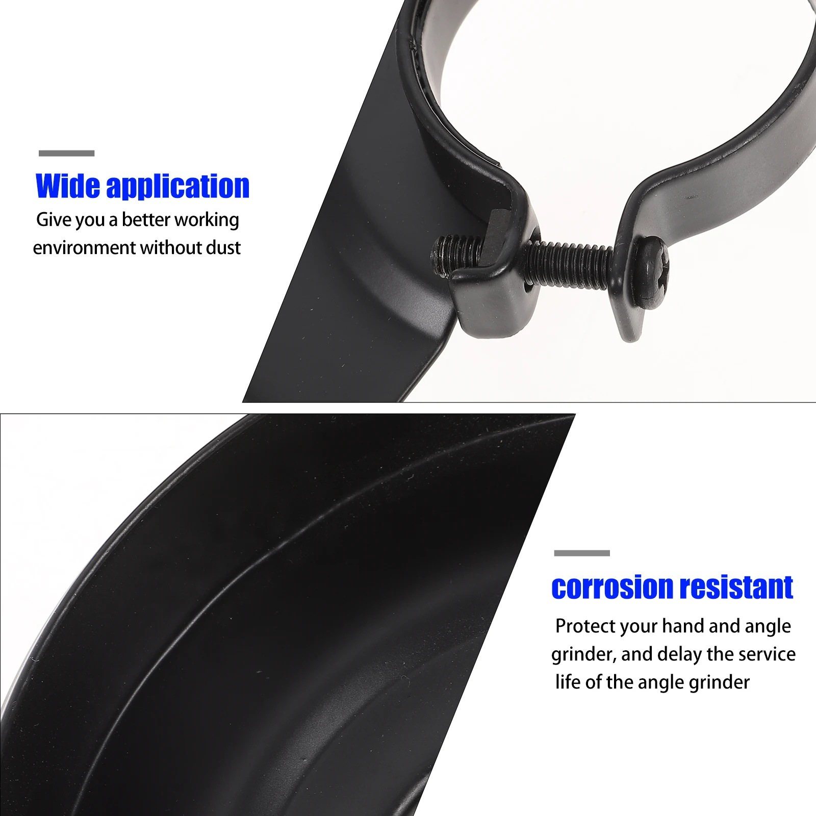 

2Pcs Angle Grinder Protective Cover Tungsten Steel Dust Guard for Electric Grinder Safety Durable