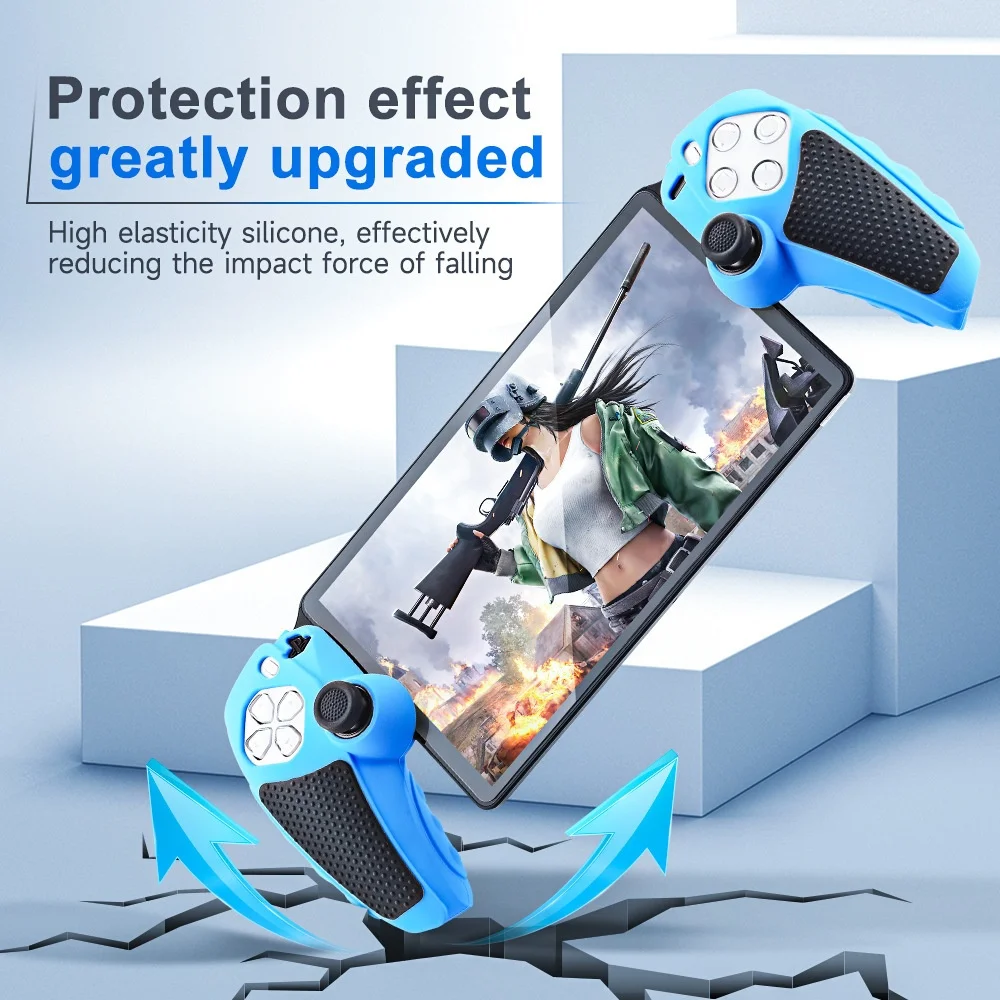 For PS Portal Silicone Protective Case Anti-Bump And Anti-Drop Protective Covers With 2 PCS Keycaps