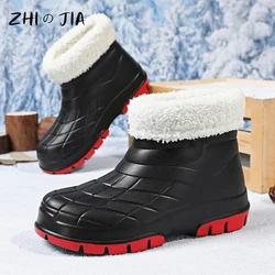 Couple High Top Snow Boots Winter Waterproof Shoes Men's Women's Kitchen Anti slip Lightweight Shoes Leisure Work Hiking Boots
