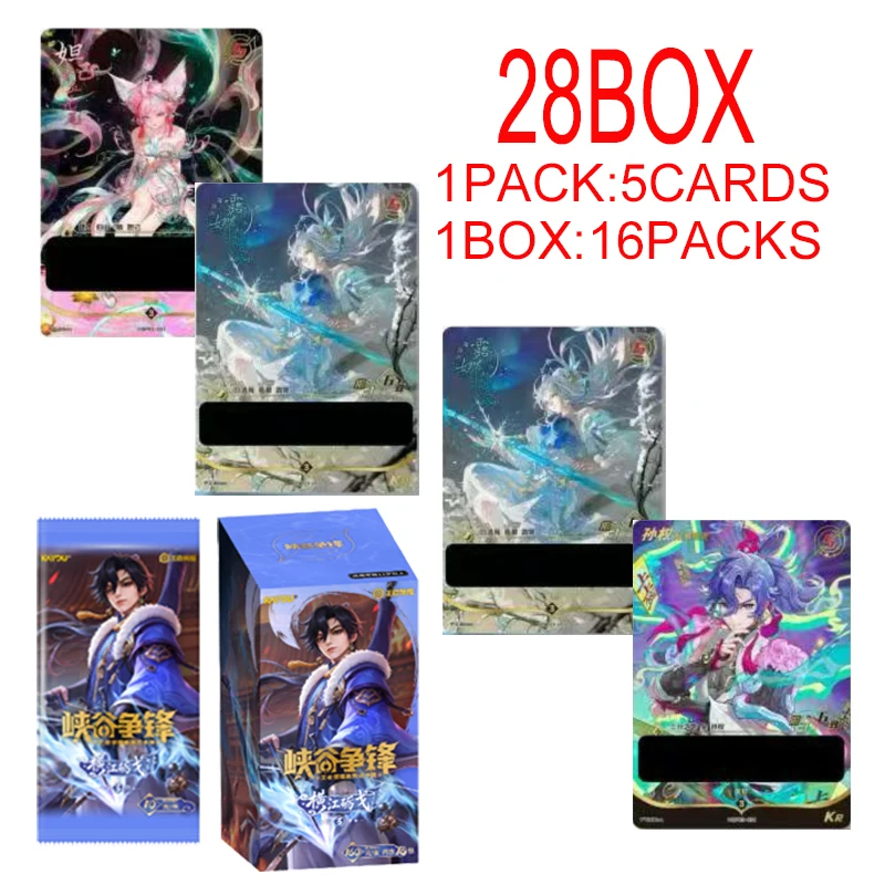 Wholesale KAYOU Honor of Kings TCG Canyon Clash Booster Pack Vol.3 28 Booster Boxes Full Sealed Case For Card Shop Reseller Bulk