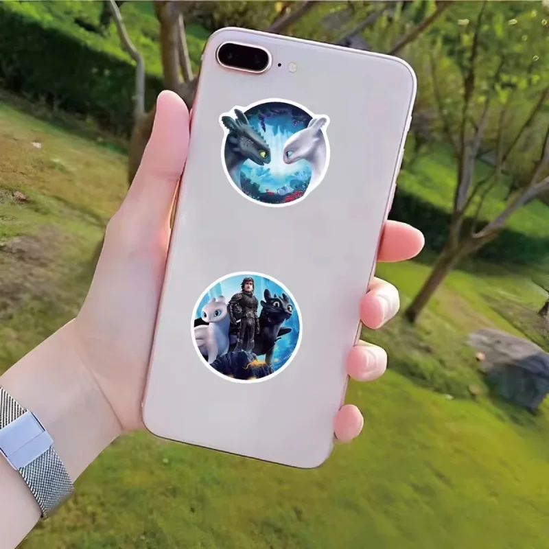 53PCS Cartoon Cute Toothless How to Train Your Dragon Stickers DIY Decoration Suitcase Scrapbooking Phone Laptop Stationery Toy