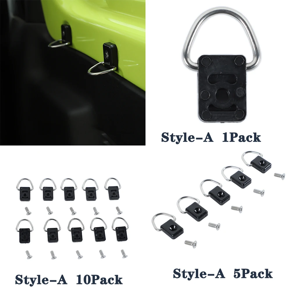 Trunk Tail Box Tie-Down D Pull Buckle Screw Fixation Hook for Suzuki Jimny 2019 2020 2021 2022 2023 Car Interior Accessories