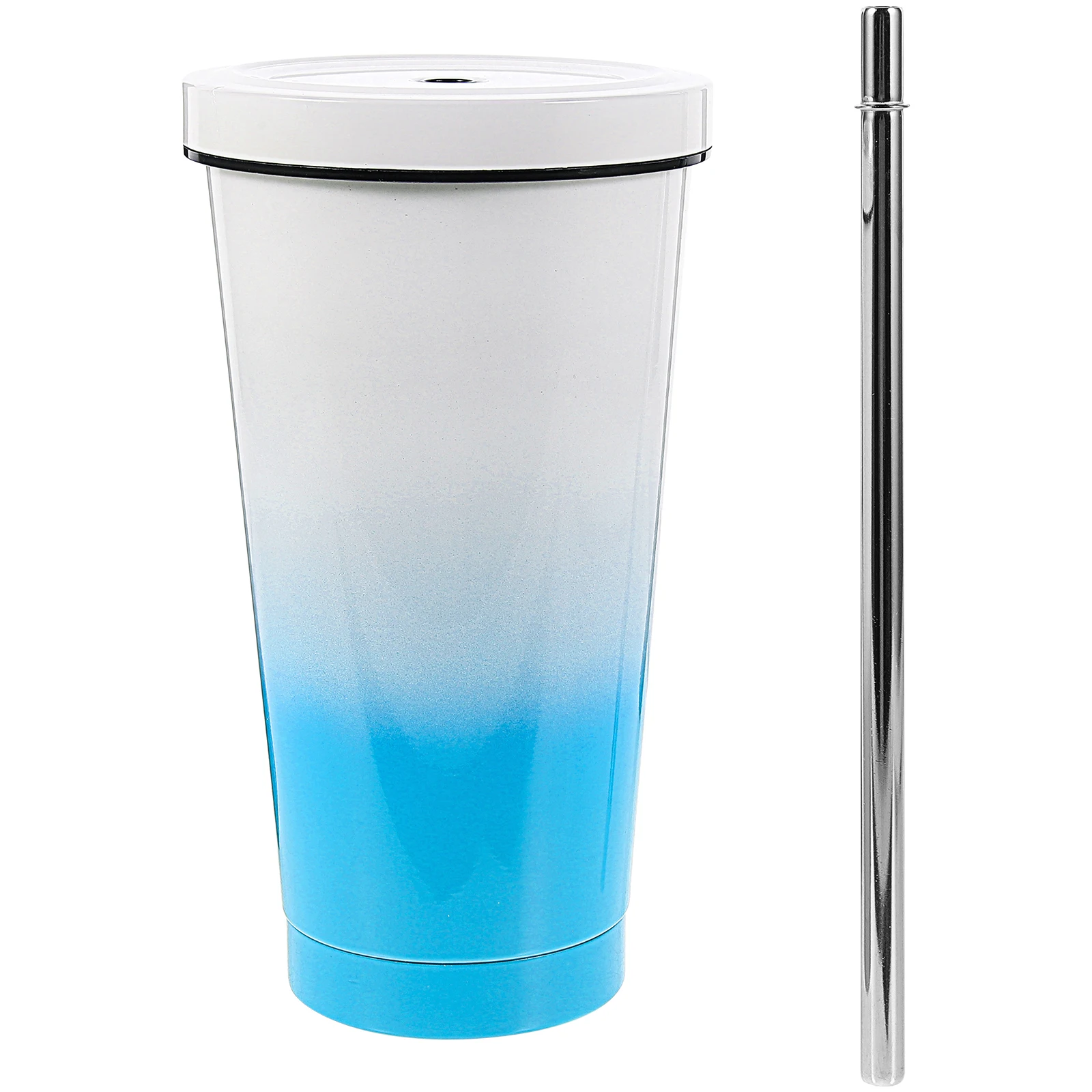 

Large Capacity Insulated Water Bottle Straw Design Stylish Metal Drinking Cup For Outdoor Travel Daily Use Kitchen Bar