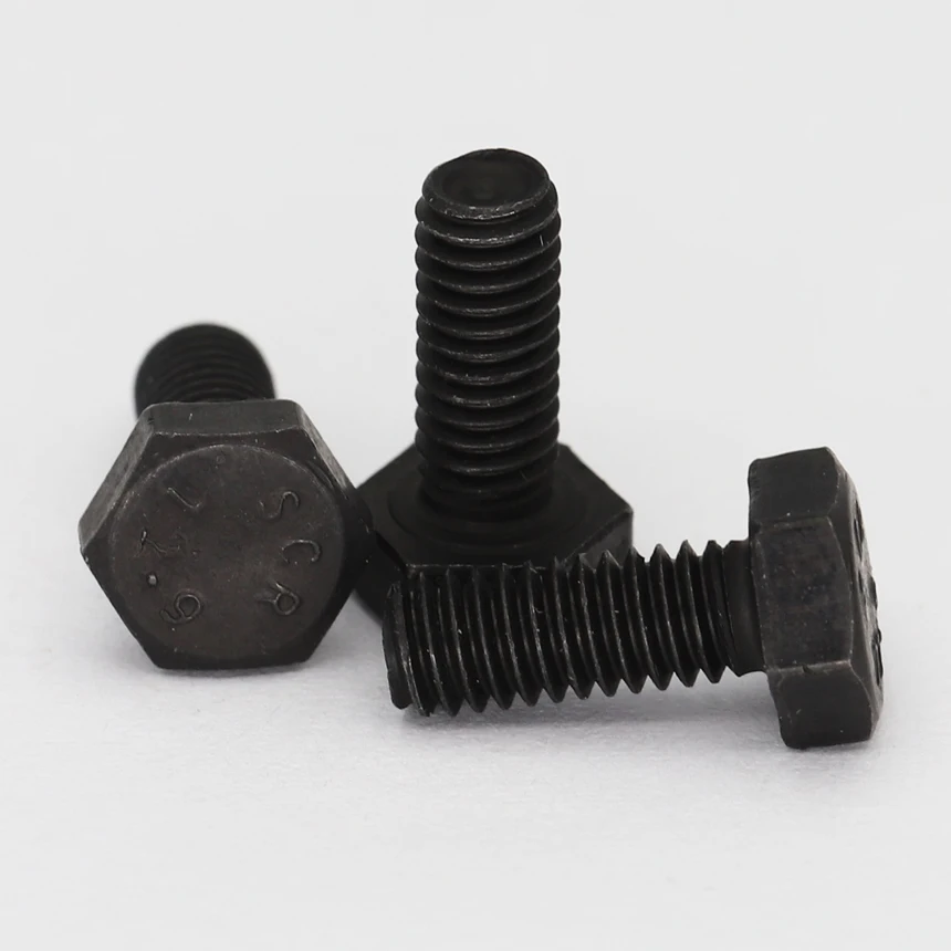 

M4 M5 M6 M8 M10 M12 M14 M16 DIN933 GB5783 Black 12.9 Grade Carbon Steel External Outside Hex Hexagon Head Screw Bolt