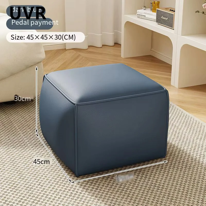 

UVR Living Room Shoe Bench Light Luxury Household Small Stool Bedroom Sofa Footrest Chair Coffee Table Sitting Pier Furniture