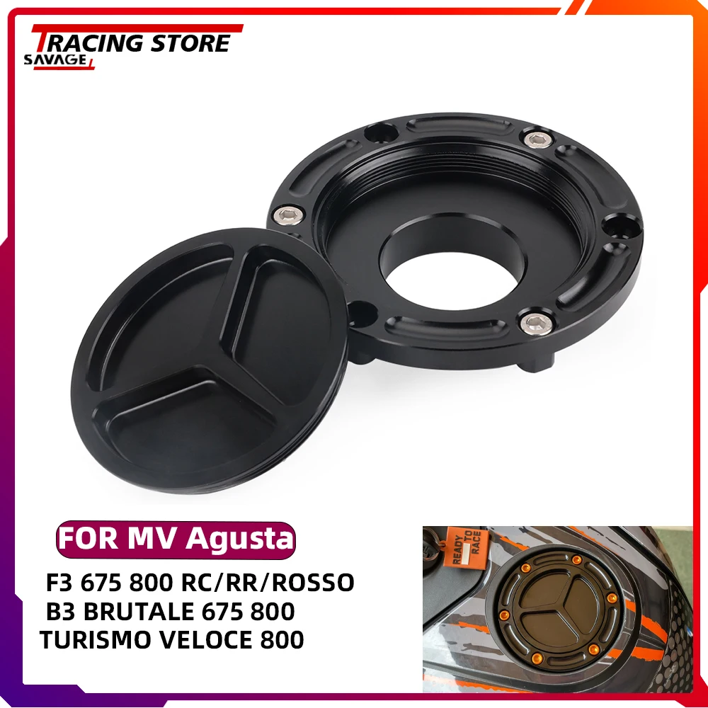 For MV Agusta Turismo Veloce 800 Dragster 800 B3 Brutale 800 675 F3 800 675 Motorcycle Gas Fuel Tank Cap Fuel Cap Accessories