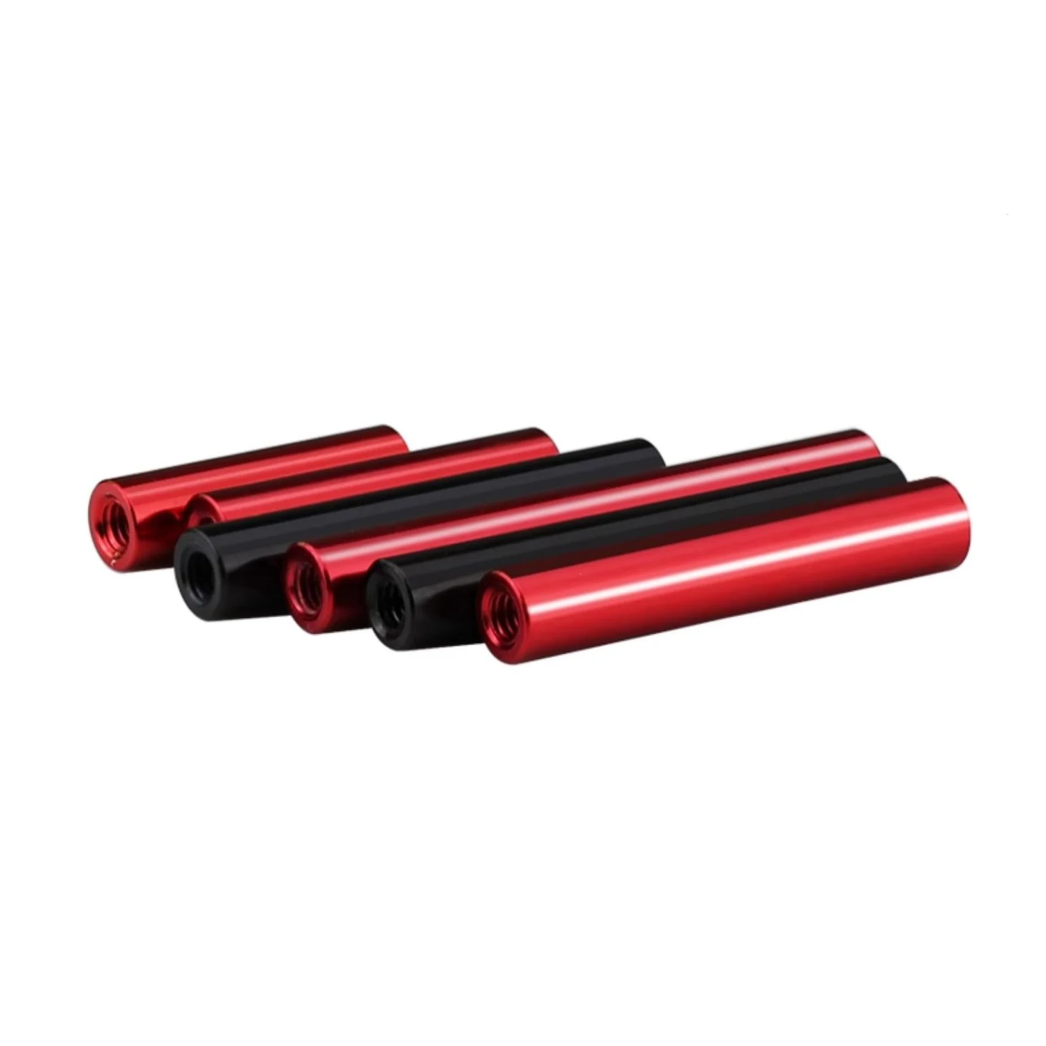 5Pcs M3 D6mm Aluminum Alloy Column Threaded Sleeve Rod Stud Round Connector Standoff Nut Drone Accessory Nuts L=6mm-70mm image 6