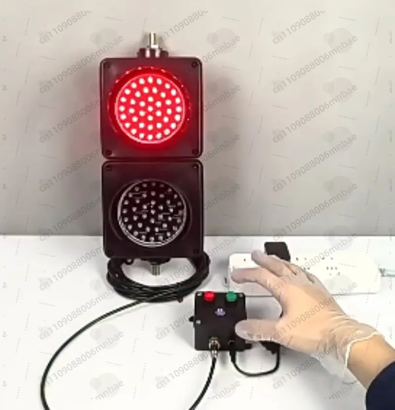 Type 100 Traffic Light, Logistics Park Platform Unloading Dock Parking Lot Signal Indicator, Button Control,plug-in,12V,24V,220V