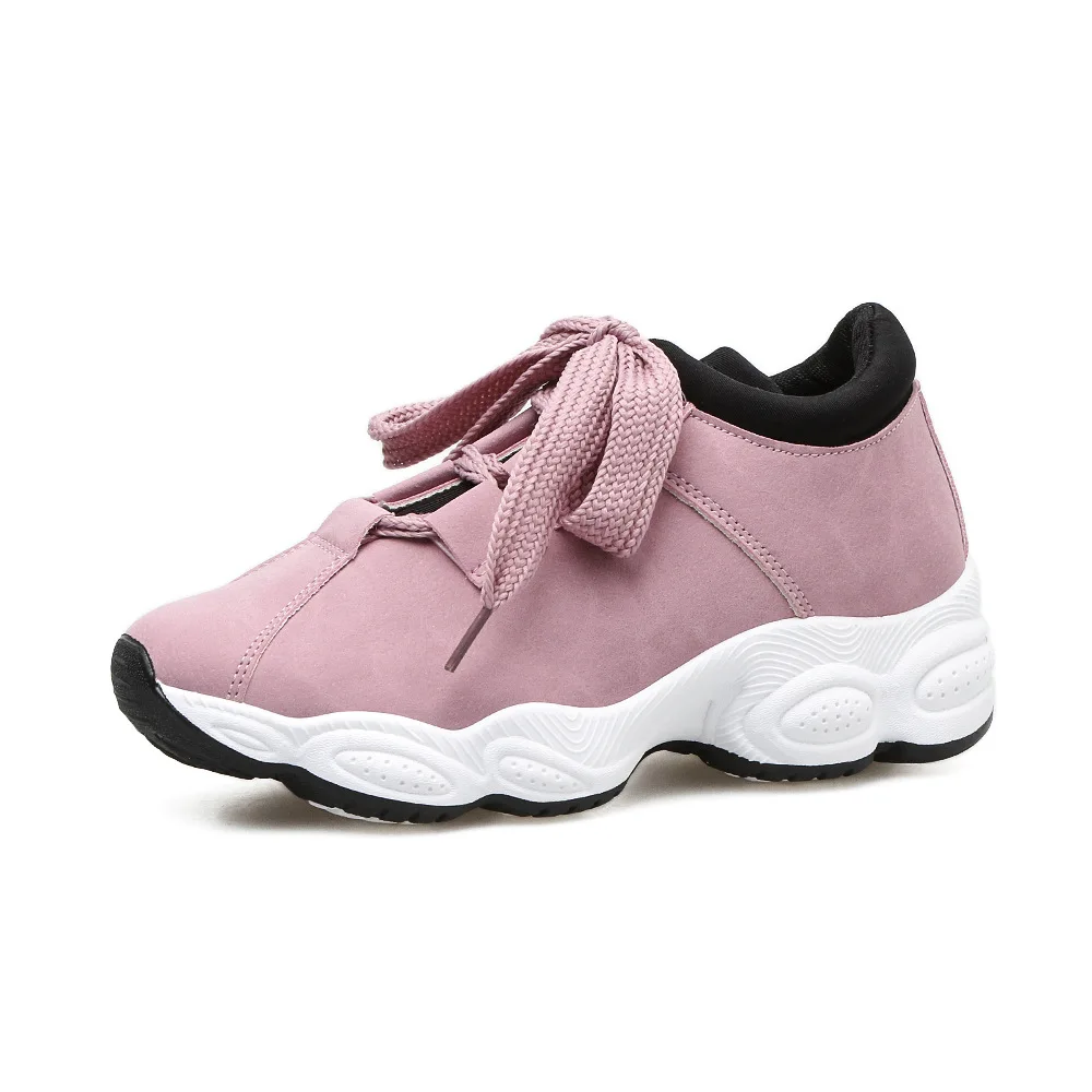 

Women shoes 2024 New casual shoes Korean students thick bottom sports shoes running shoes ladies single shoes
