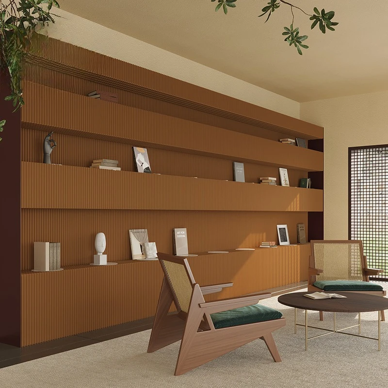 Screen Office Partition Wall Foldable Mobile Multi-layer Rack Hotel Baffle Light Layer Background Wall