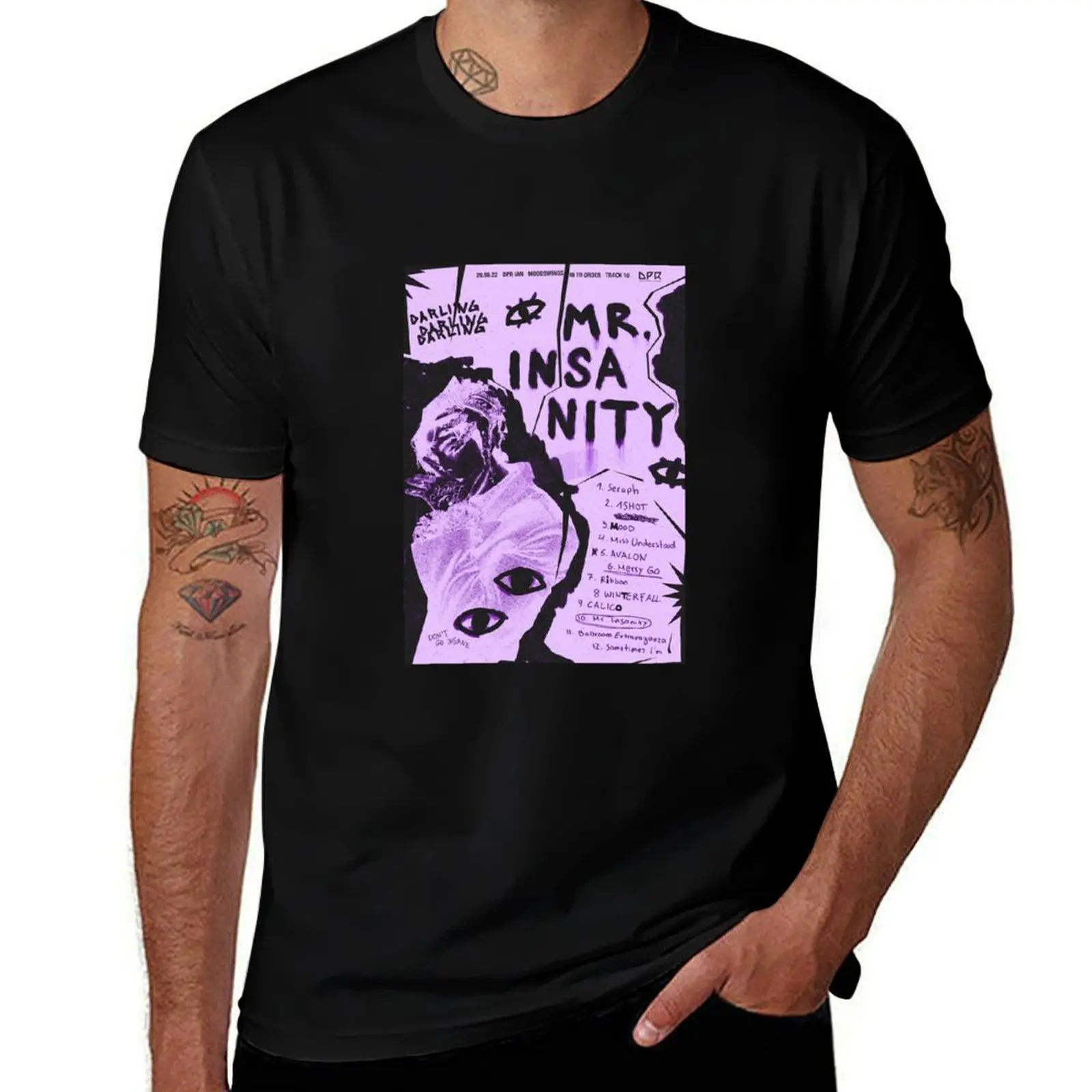 

DPR IAN, Mr Insanity T-Shirt t shirt men 100% cotton luxury brand man t shirts cotton T-Shirt