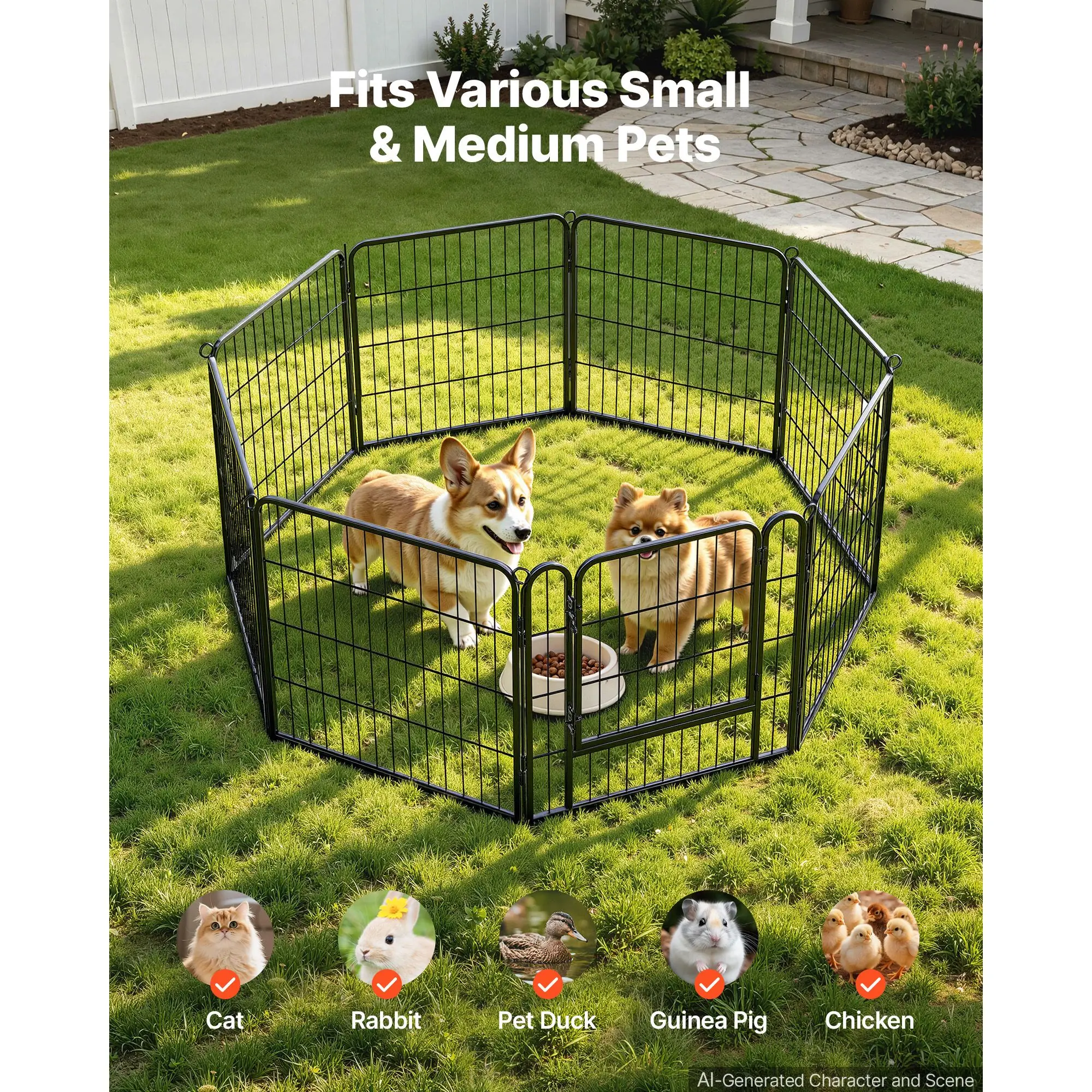 Cercado para Cães de 24 Polega - Outdoor Camping Dog Fence avaliação e preço