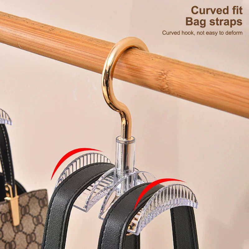 

360 ° Вращающийся крючок для сумки, многофункциональная вешалка для сумок, шарфов, вешалка для одежды, вешалка для одежды без сверления, вешалки для домашнего хранения