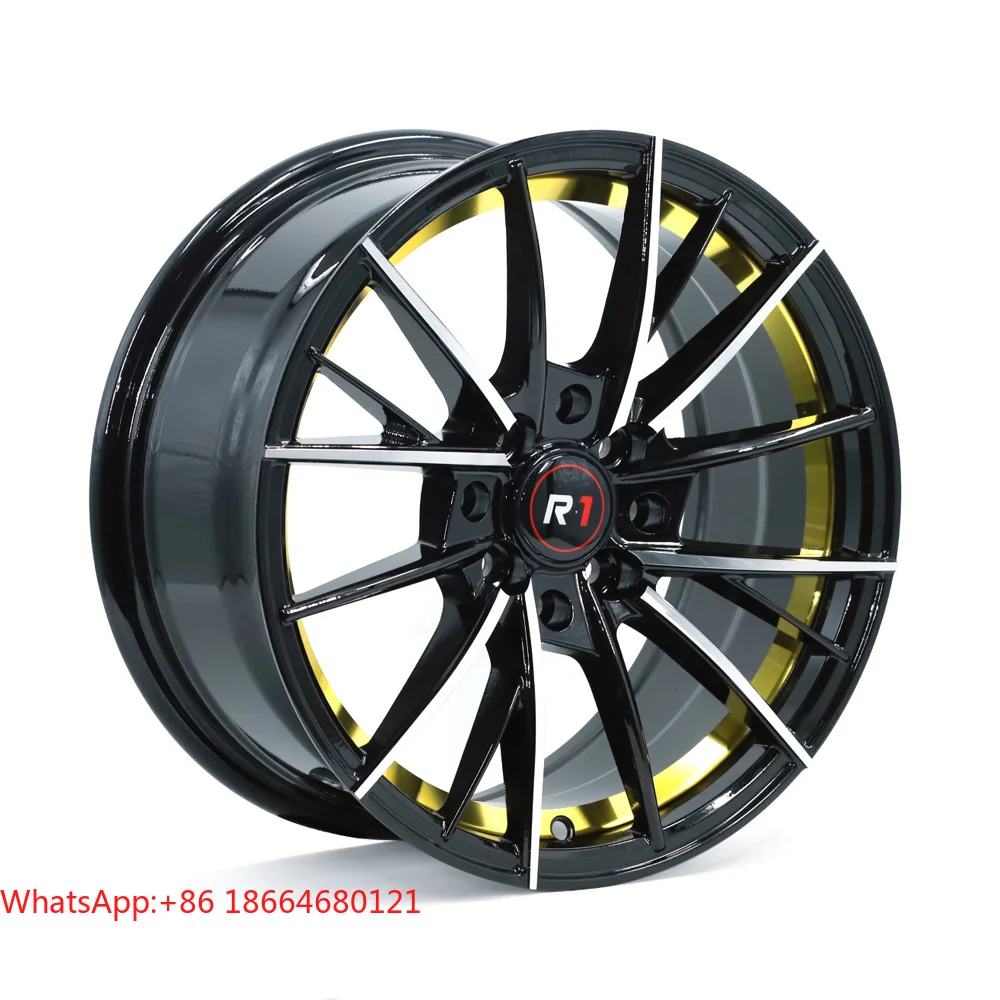 15 Inch Undercut Red Alloy Wheel Rims Hot‑Sale Universal Aftermarket Passenger Car Modified WheelsF20,F30,F35,G20,G30,E90,E60,F1