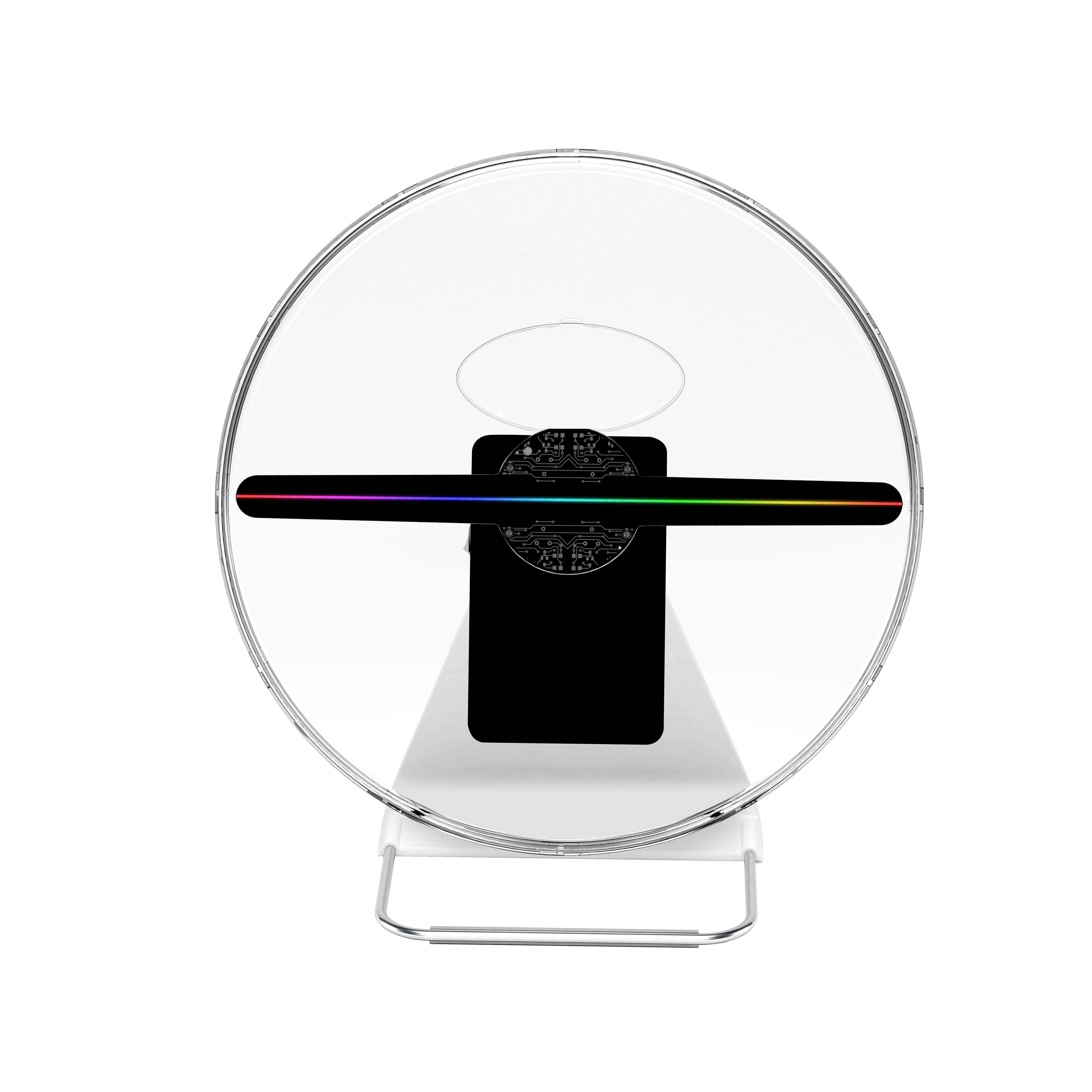 Rechargeable Table Top Holographic Projector 3D Hologram LED Fan 30cm Suitable for levitation virtual, imaging projection