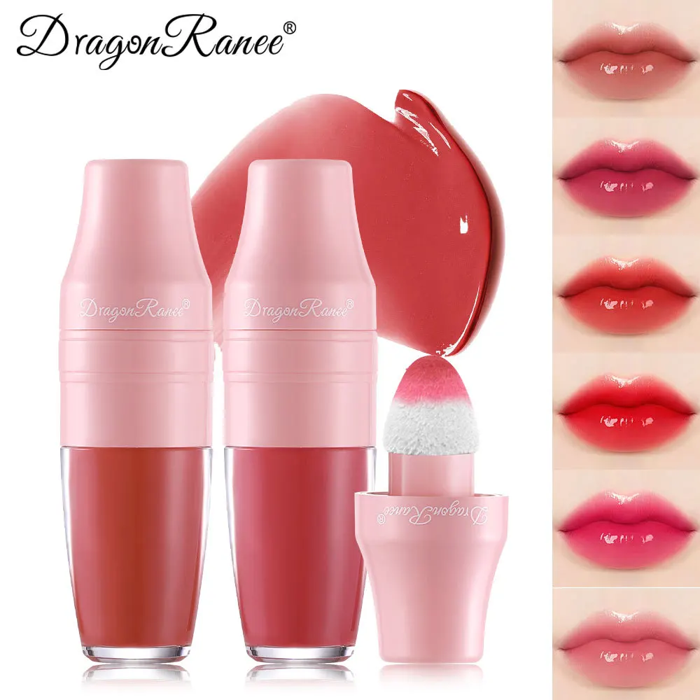 Shake Mirror Lip Tint Lip Glaze Waterproof Cup Multi-purpose Lipstick Liquid Water Blush Non-stick Lipstick Female Cute Makeup