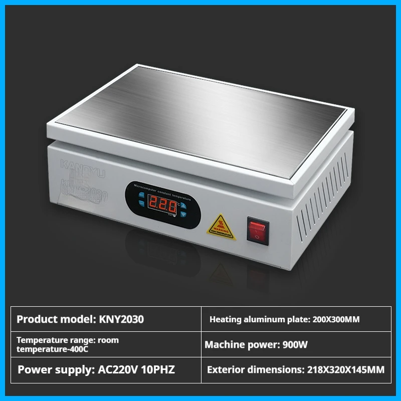 2030 Constant Temperature Reflow Soldering Station Digital Preheating Platform Electronic Hot Plate Maintenance Heating Station