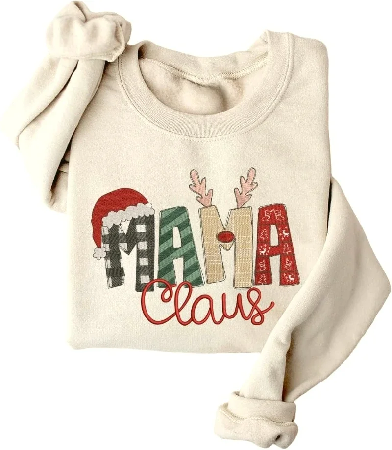 عيد الميلاد كلوز البلوز ماما الجدة جيجي ميمي عرف اسم الهدايا هوديي للنساء سترة ملابس شخصية ملابس ترويجية #5