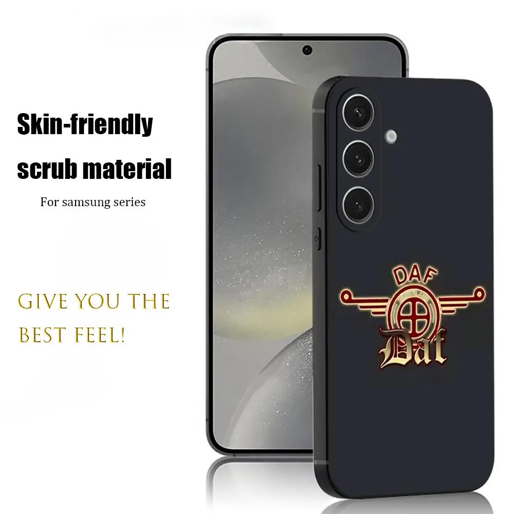 Fashion Brand Truck D-Daf Phone Case For Samsung Galaxy S26 S25 S24 S23 S22 S21 Plus Ultra Note20 Soft Black