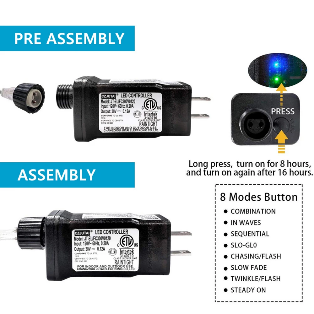 50M 100M 220V LED String lights Copper Wire EU US Plug Kit Warm Multicolor White 500 1000 LEDs/M Christmas Party Wedding Decor