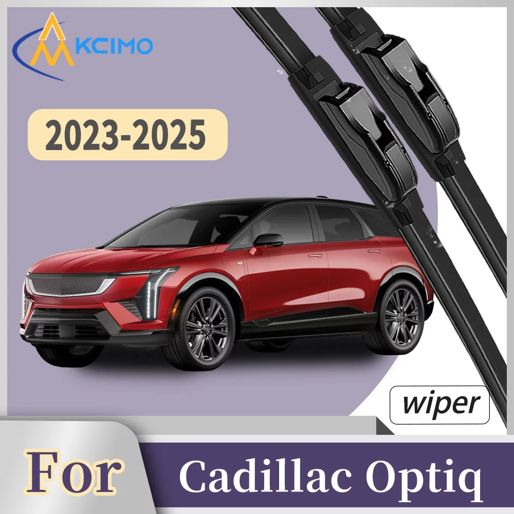 

All-Season Front Windscreen Wiper Blades For Cadillac Optiq 2023-2025 Long Lifespan Anti-Aging Windshield Accessory Set 2Pcs
