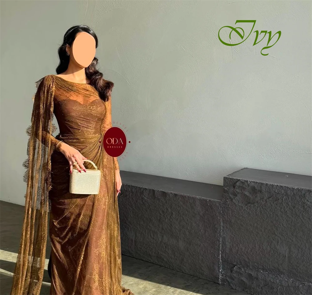 Robe de soirée élégante, asymétrique épaule dénudée, manches longues, personnalisée, en Organza de haute qualité, robes de bal délicates pour occasions spéciales