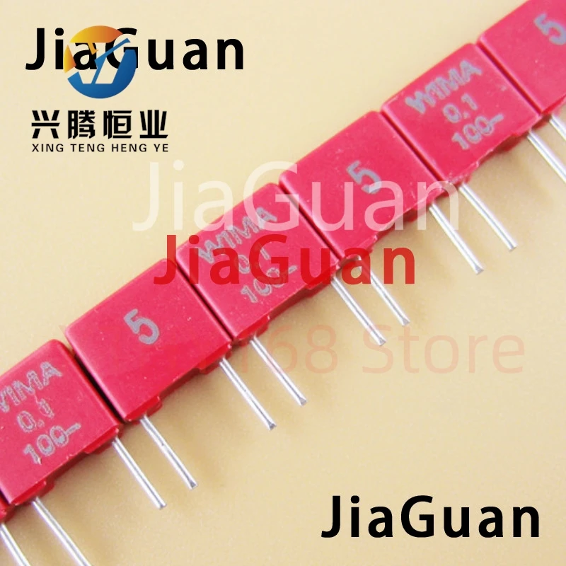 

10 шт. новый оригинальный WIMA MKS2 0,1 мкФ/100 В 5% 100NF 100 В P5MM mks-2 104/100 В 104 аудиопленочный конденсатор 0,1U 100 нФ/100 В 100 В 0,1 мкФ