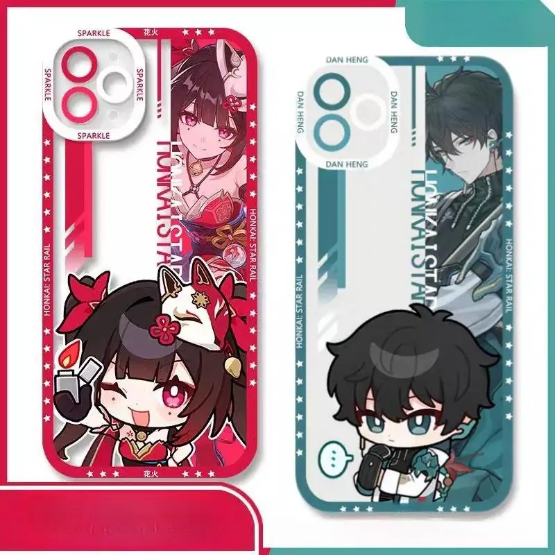 Phone Case For Samsung Galaxy S24 S23 S22 S21 Plus Ultra S23FE Cover Robin Firefly Honkai Star Rail Silicone