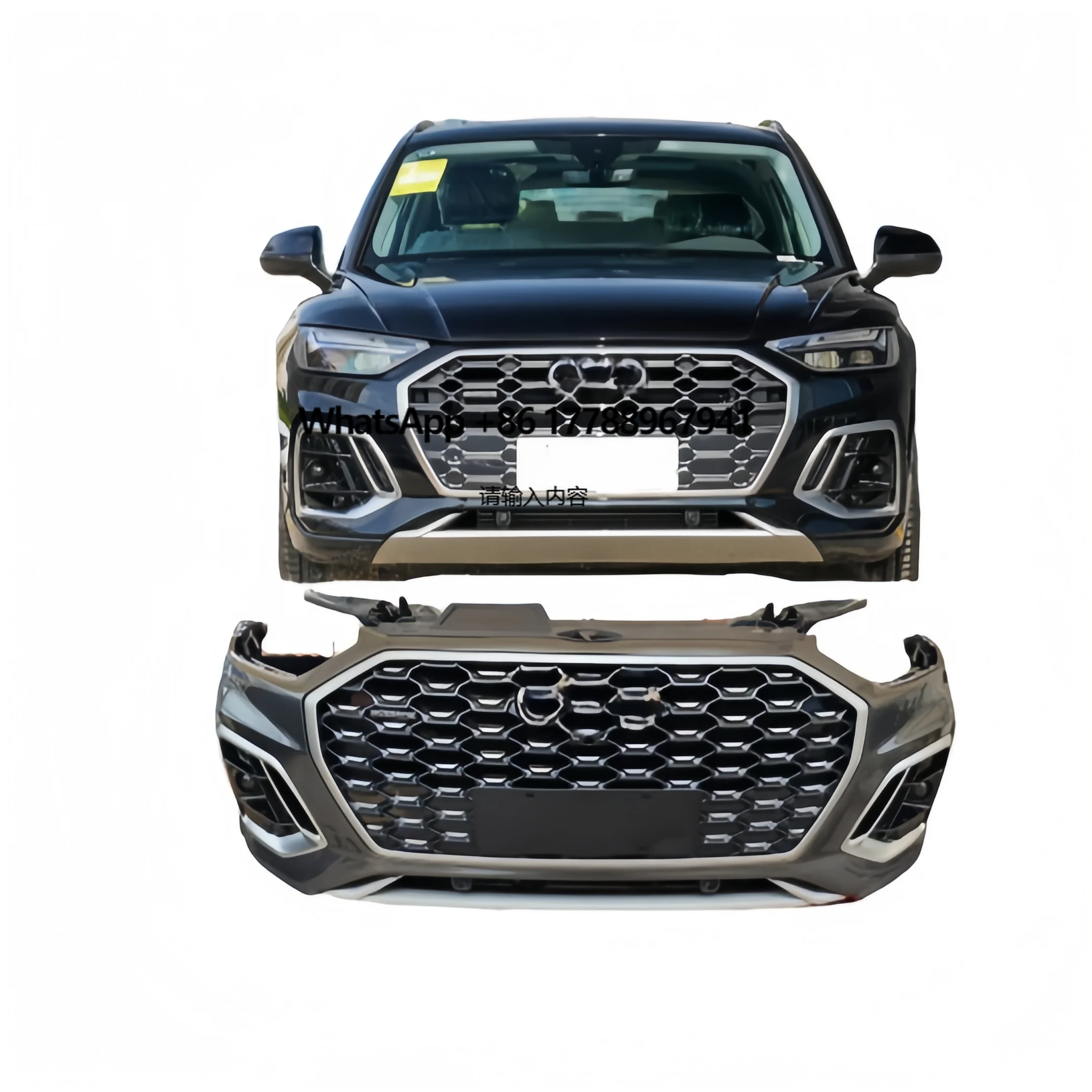 

Manufacturer Front Bumper Nozzle Grille Radiator Headlight Assembly Complete Car Body Parts Kit for Q5 Car