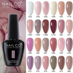 NAILCO Vernis Semi Permanent UV Gel Nagellack Schwarz Weiß Farbe Nägel Kunst Maniküre TOP BASE Lack Hybrid Nagel Profis