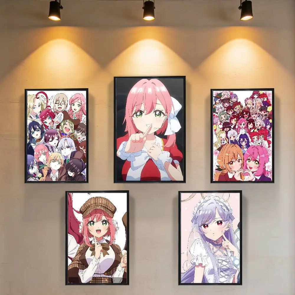 Hakari Hanazono 100 Girlfriends Who Really Poster Prints Wall Art Painting Picture Living Room Bar Restaurant Dec Sticker Large